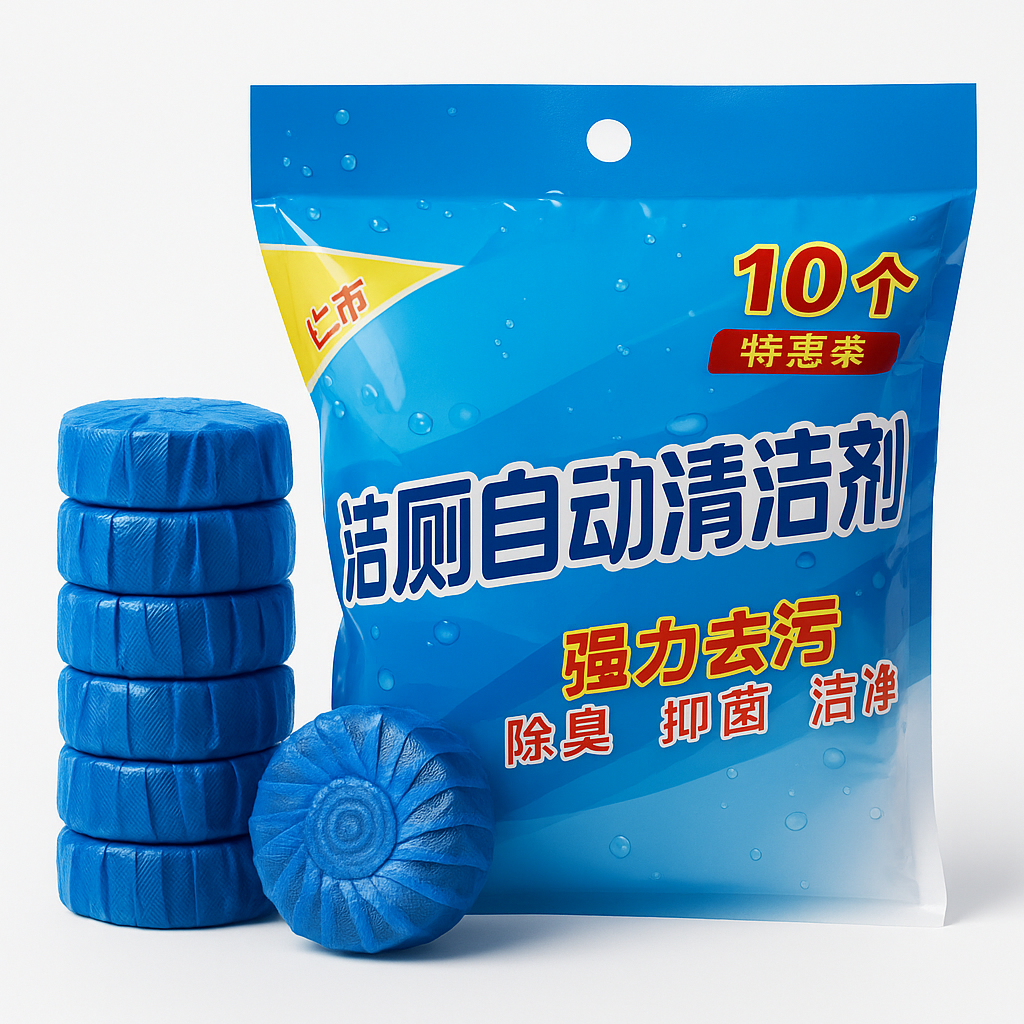 Automatic Toilet Bowl Cleaner Tablets buy 10 get 10 free (BUY 1 GET 1 FREE)