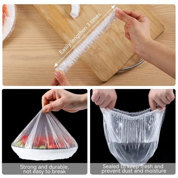 Disposable Food Cover Plastic Shopper Bags.