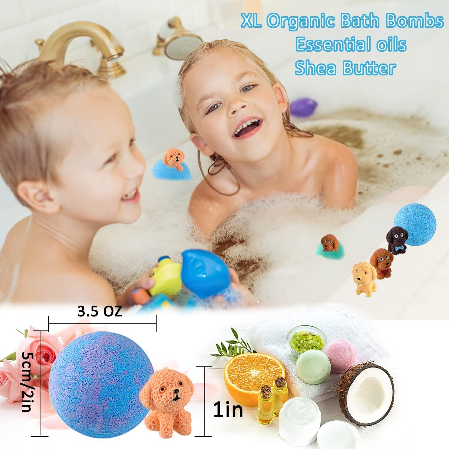 Bath Bombs for Kids with Toys Inside..
