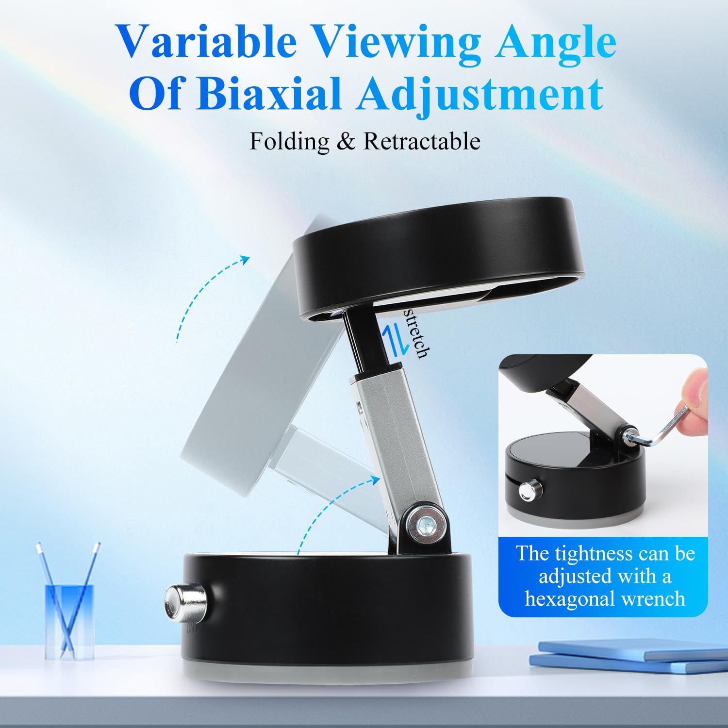 360° Rotating Magnetic Multipurpose Mobile Holder for Car & Laptop