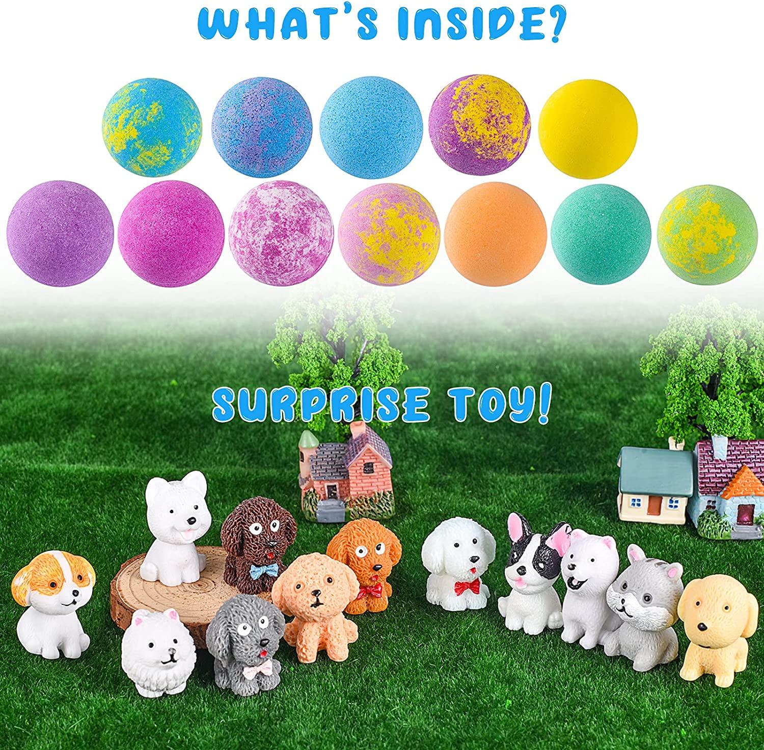 Bath Bombs for Kids with Toys Inside