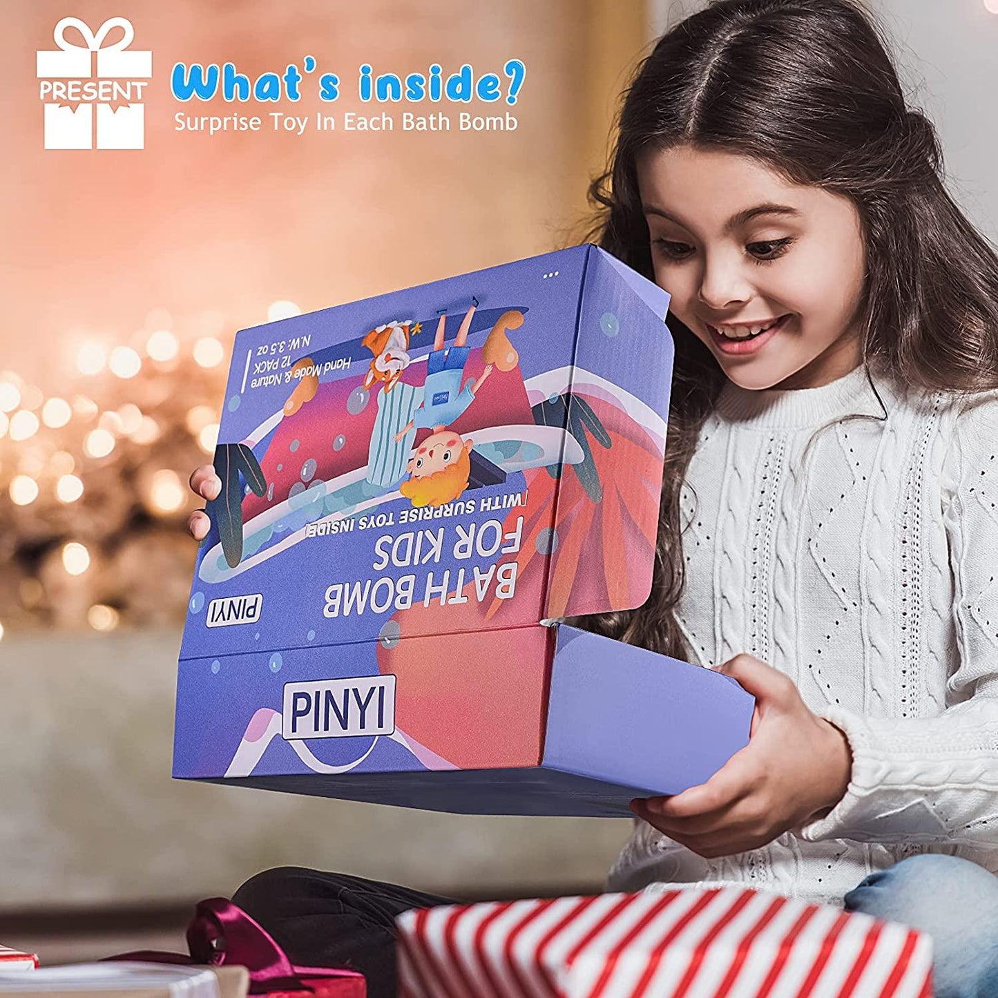 Bath Bombs for Kids with Toys Inside.