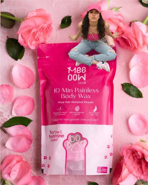 Rose Meow Body Hair Removal Wax Powder, -  (BUY 1 GET 1 FREE)