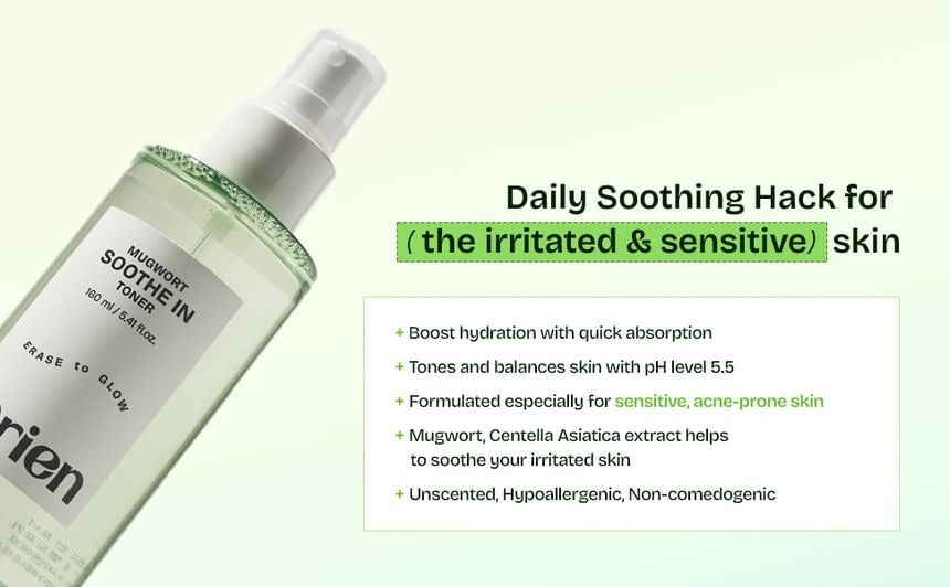 Orien - Mugwort Soothe In Toner