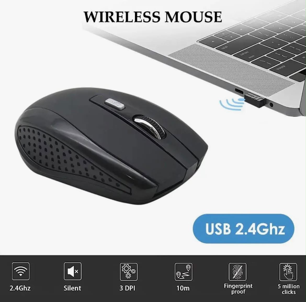 Wireless Mouse Silent Mouse 2.4G