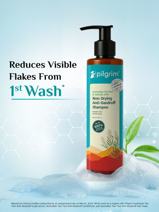 Pilgrim Australian Tea Tree Anti-Dandruff Shampoo With Salicylic Acid- 200 ml